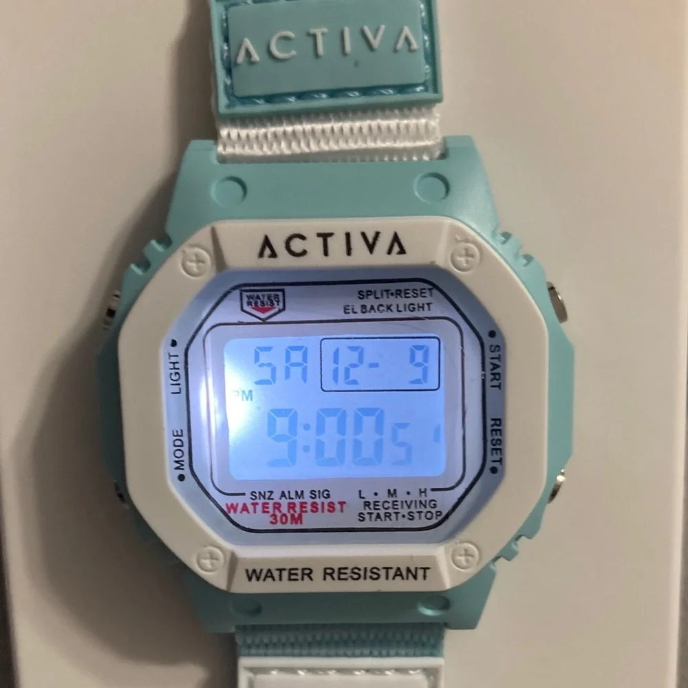 Activa Spectra X Invicta Digital Unisex Watch - 44.5mm, Blue, White (ACWF005)